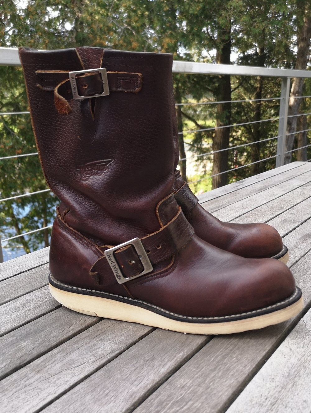 Redwing leather Engineer boots